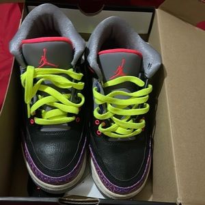 Big kids Jordan3 retro GS size 5.5